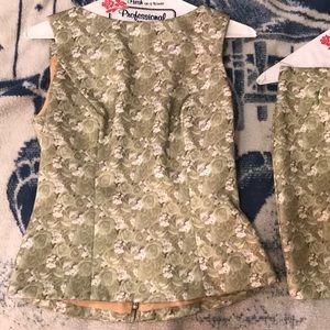 Two piece top and skirt BCBG